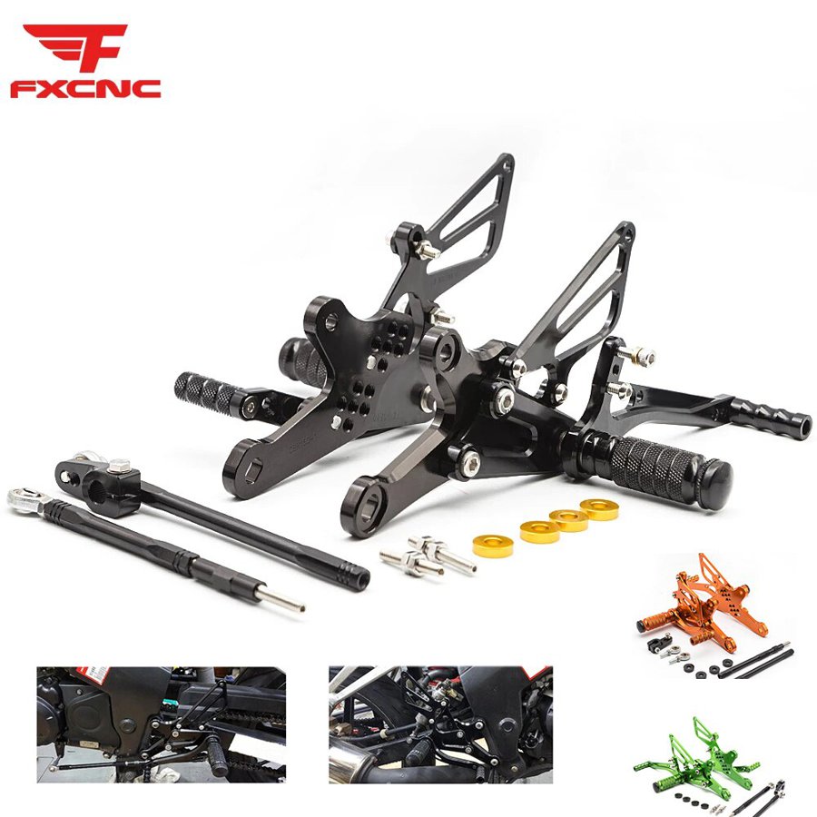 【並行輸入品】 ホンダ フットレスト カスタム CBR150 CBR150R CBR125 2004-2010 モーターサイクル 保護フットレスト セグ125 調整可能の画像
