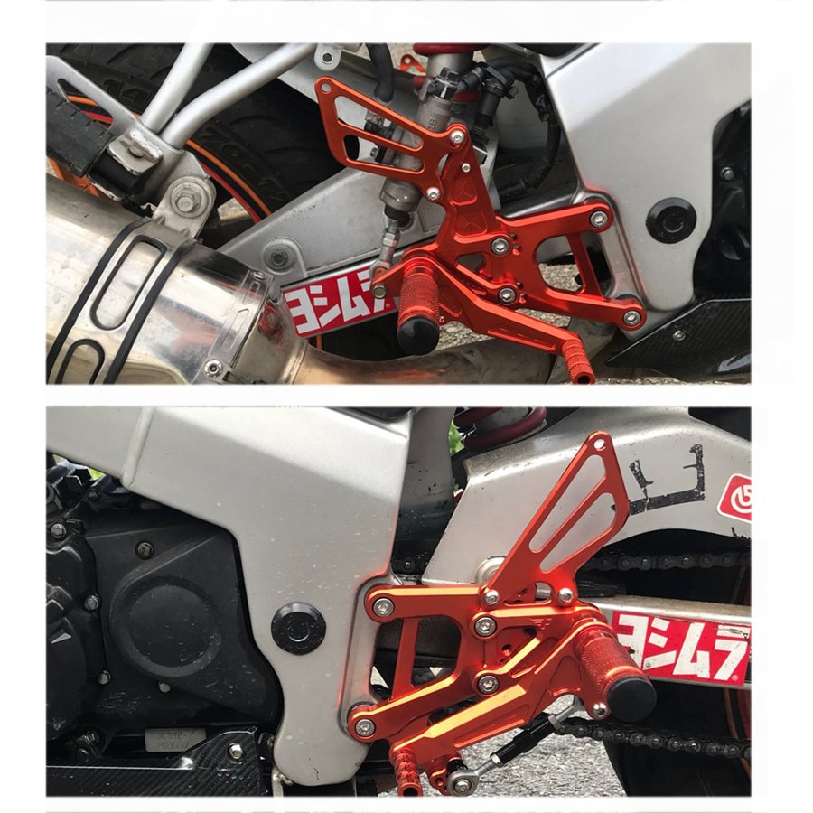 【並行輸入品】 リアペダル カスタム フットレスト ホンダ CBR150 CBR125 CBR 150 125 2011-2017 CNC アルミニウム合金 モーターサイクルの画像