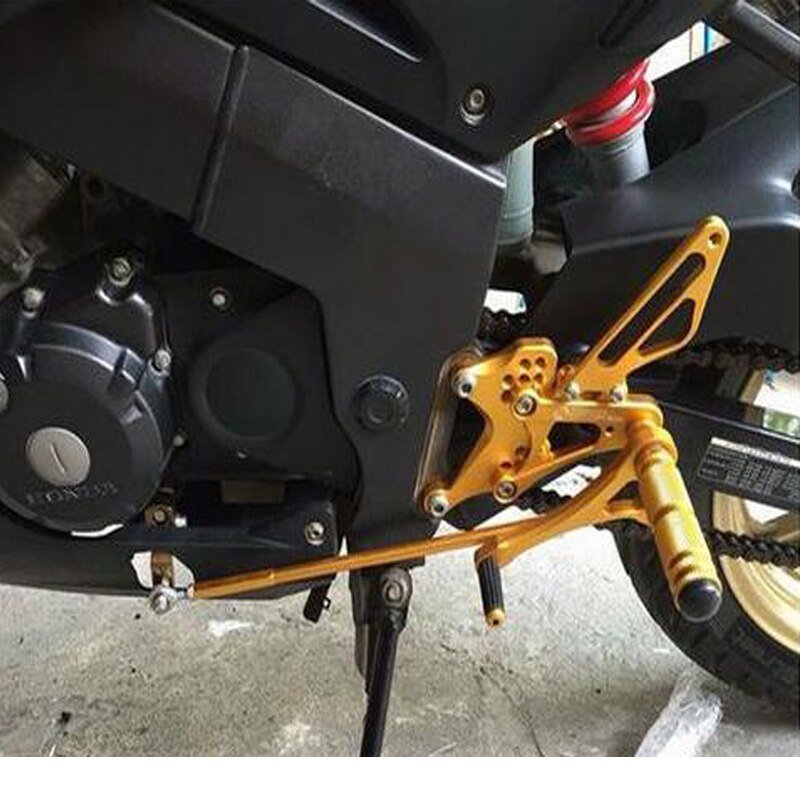 【並行輸入品】 オートバイ カスタム フットレストフットレストリアセットホンダCBR150 CBR150R CBR125 CBR 125 2004 2005 2006 2007 2008 2009 2010の画像