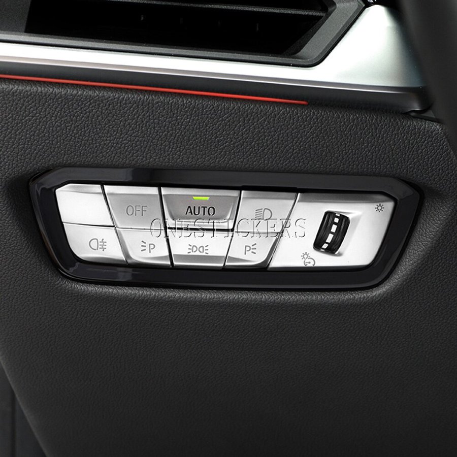 BMW 3シリーズ G20 G21 G28 2019 2020 2021 2022 + 自動車用 アクセサリー 中央ボリューム シート メモリ ヘッドライトスイッチボタン カバー トリム｜ykn-sutoa｜11