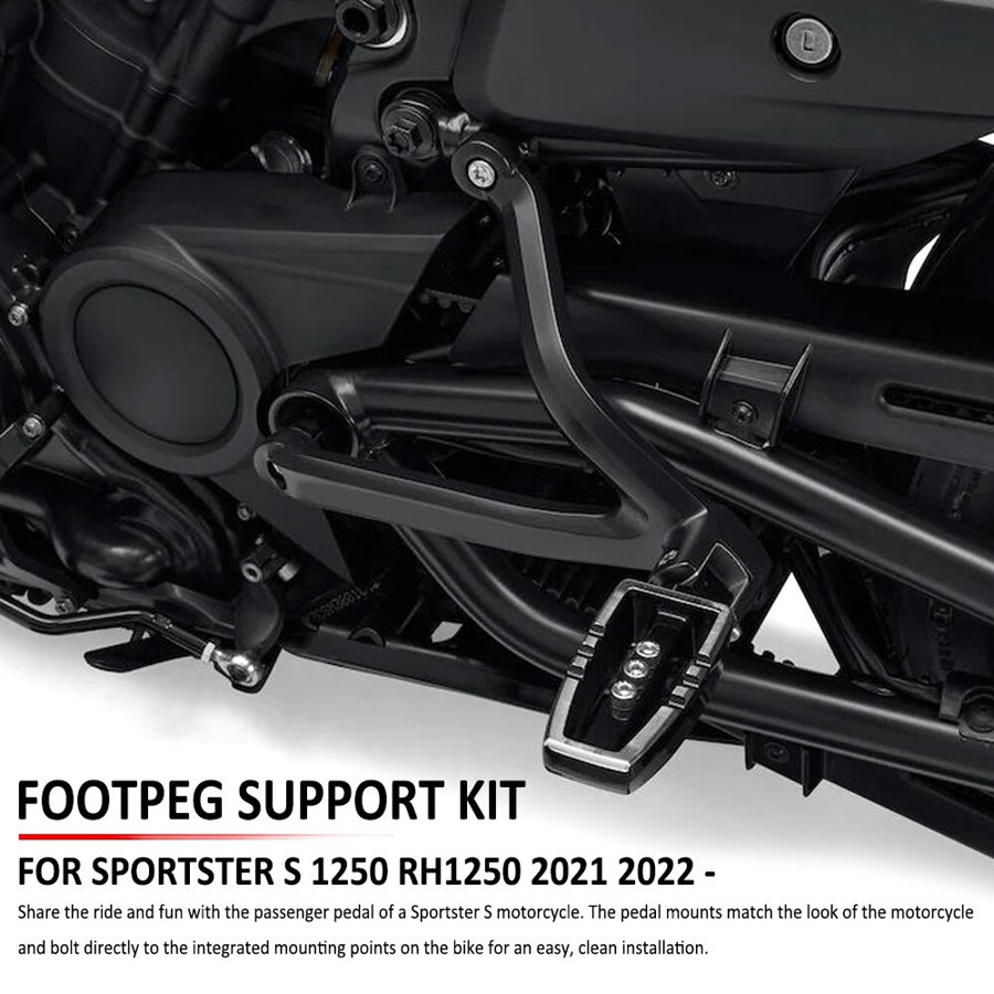 【並行輸入品】 スポーツスター フットレスト1250 rh 1250 2021 2022 オートバイ バイク カスタム 助手席 フットペグ 加熱シールドキット_7