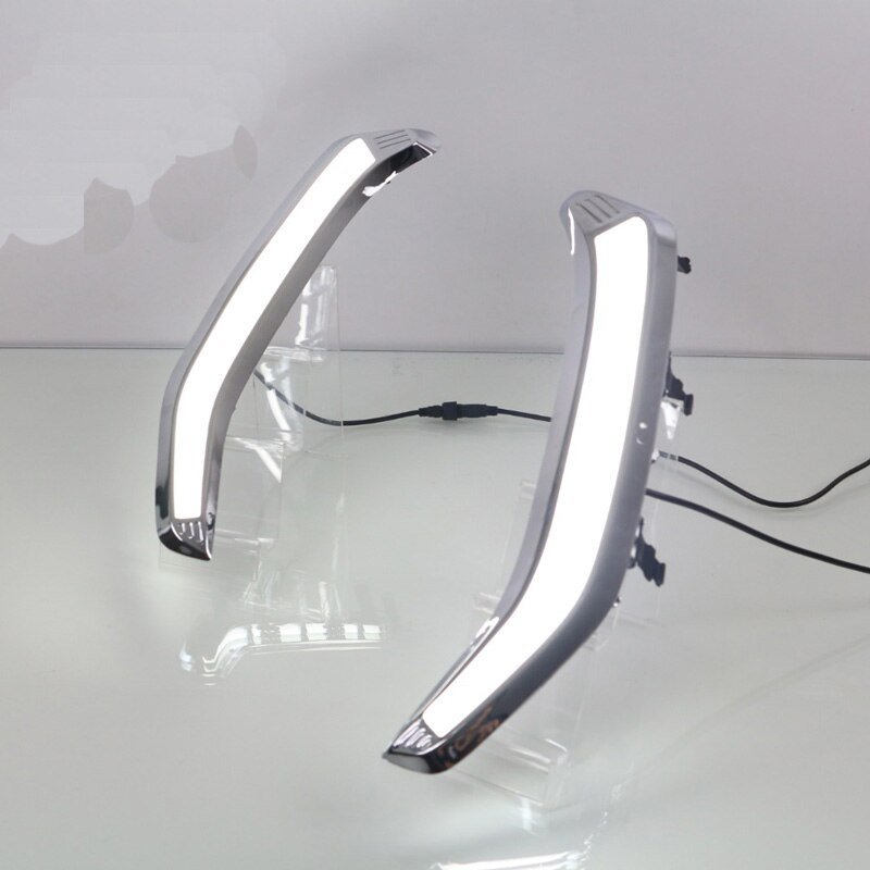 【並行輸入品】 車 led 日中走行 ライト スバルフォレスター2013 2014 2015 - 2018 12v 自動 drl 黄色 ウインカー デイライツ フォグランプ