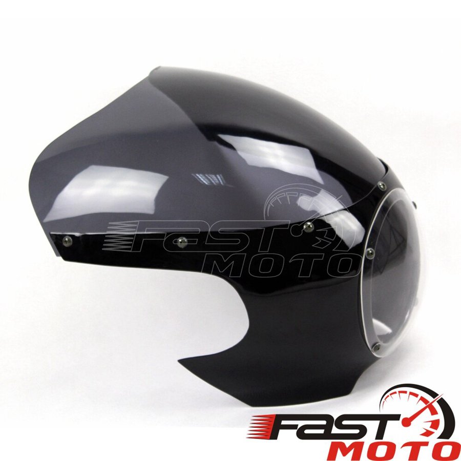 【並行輸入品】 カフェレーサー ヘッドライト フェアリング ウインドスクリーン ハーレースポーツスター 883 1200 xl dyna_10