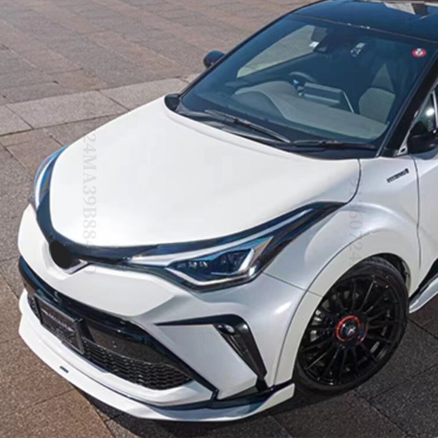 チューニングステッカー フロントフォグランプ スプリッタトリムカバートヨタchr C-HR 2020 2021 2022 ワイド ボディキットガード｜ykn-sutoa｜04