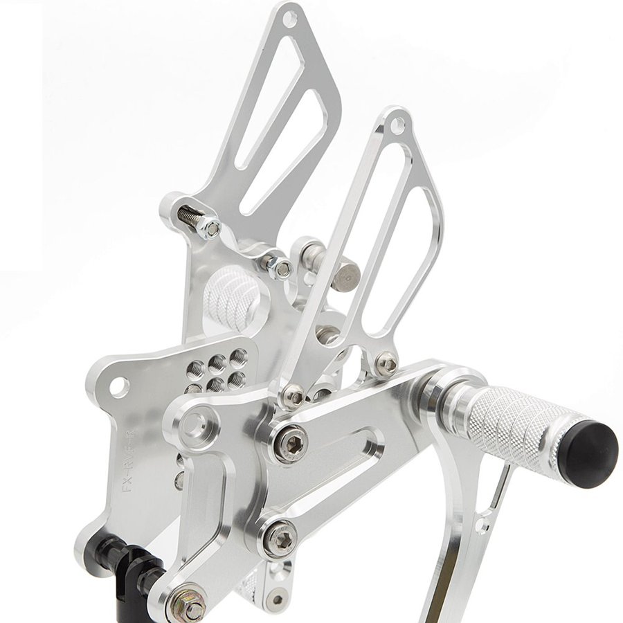【並行輸入品】 バックステップキット 6ポジション▽cncアルミ削り出し 高品質アルマイト ホンダvfr400 nc30 rvf400 nc35の画像