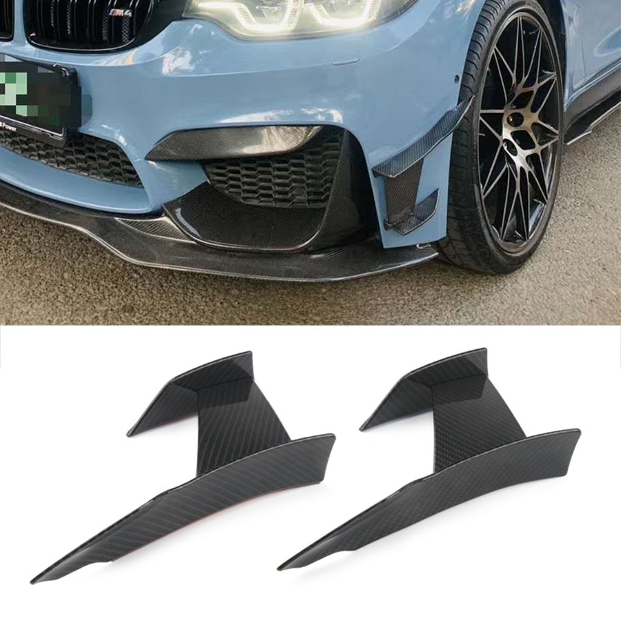 bmw F80 M3 F82 M4 社外品 汎用 フロントバンパー リップフィン 