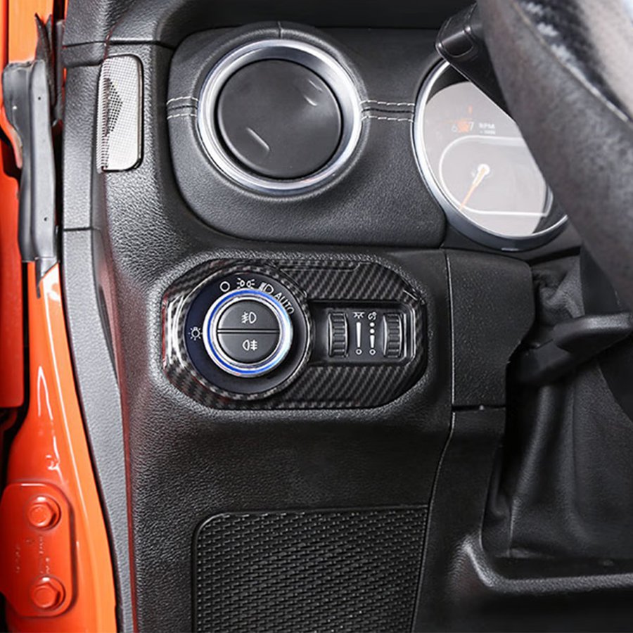 ジープラングラー 車 ヘッドライト ボタン装飾カバー ガラスグローブステッカー Jt 2018-2023 グラディエーター インテリアアクセサリー｜ykn-sutoa｜05
