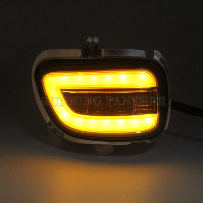【並行輸入品】 ホンダ オートバイ led フロント ウインカー ゴールドウイング gl1800 f6b 2001-2017 透明 スモーク_4