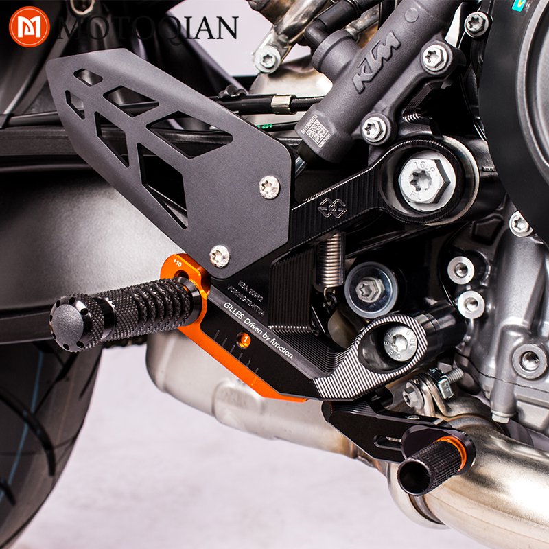 ktm オートバイ フットレストキット ブレーキギア カーパッドカバー 790 890 デューク cnc rearset アジャスター 足セット shifte Duke790 Duke890 リアセット : ppkn0231 : YKNshop