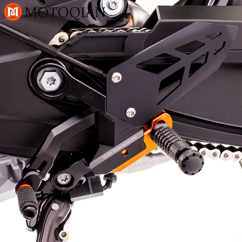 ktm オートバイ フットレストキット ブレーキギア カーパッドカバー 790 890 デューク cnc rearset アジャスター 足セット shifte Duke790 Duke890 リアセット : ppkn0231 : YKNshop