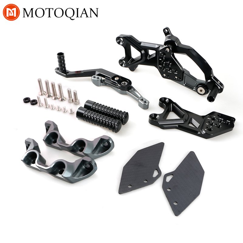 【並行輸入品】 BMW フットレスト ペダル S1000rr s1000 rr 2019 2020 調整可能 アルミニウム CNC s1000rの画像