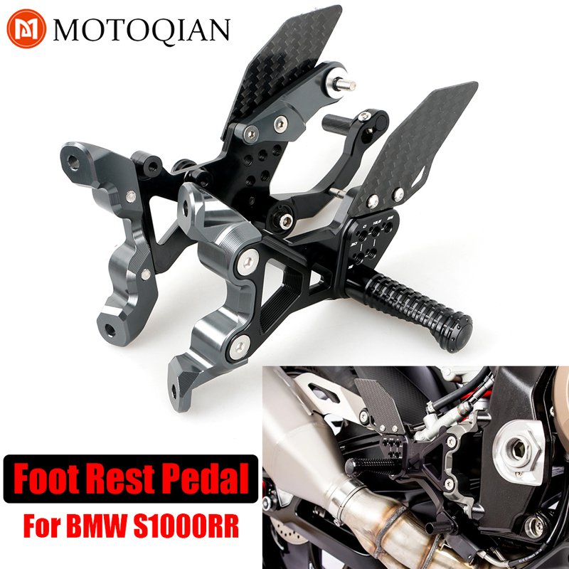 【並行輸入品】 BMW フットレスト ペダル S1000rr s1000 rr 2019 2020 調整可能 アルミニウム CNC s1000rの画像