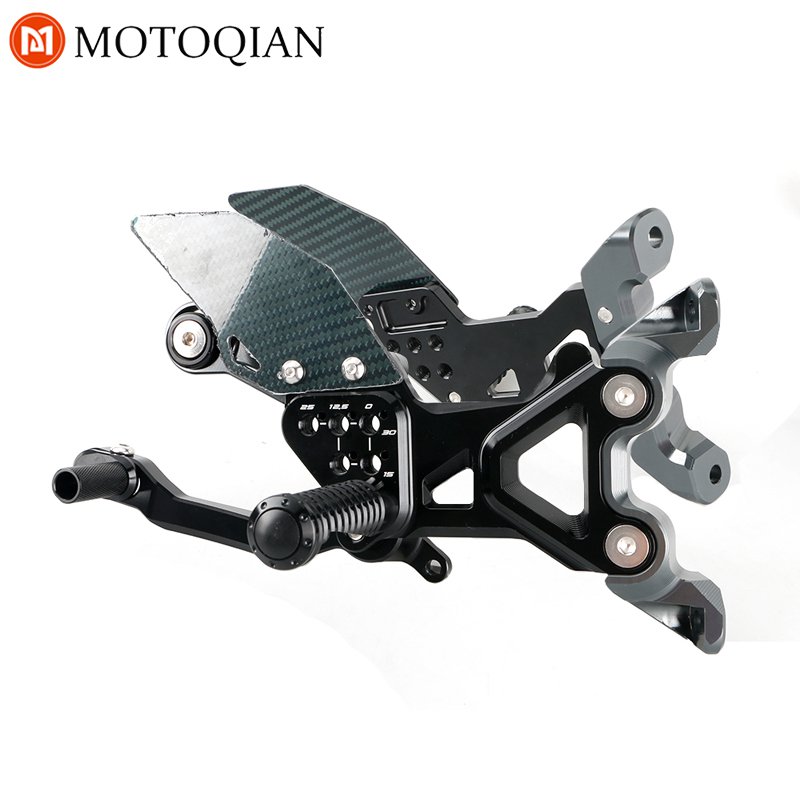 【並行輸入品】 BMW フットレスト ペダル S1000rr s1000 rr 2019 2020 調整可能 アルミニウム CNC s1000rの画像