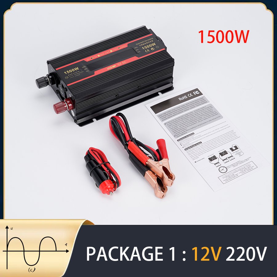 並行輸入品】 変更された正弦波 ソーラーインバーター 1500w 2000w 