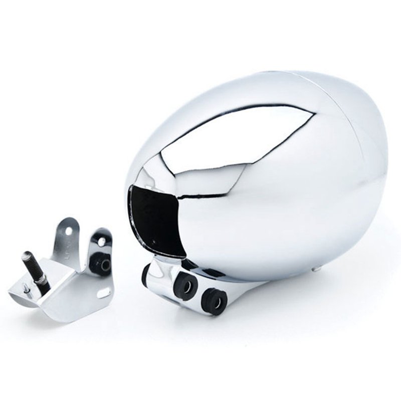 【並行輸入品】 オートバイ ヘッドライト LEDライト ホンダ アイアン 400 600 ヤマハ スズキ カワサキ ハイビーム カスタム クロームの画像