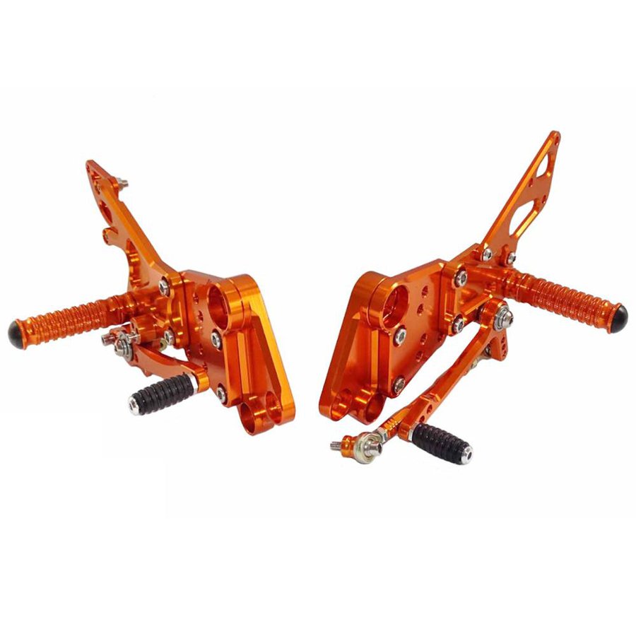 【並行輸入品】 Ktm オートバイ リアフットレストセット リアフットレスト rc TAORIDER-MOTO 125 200 250 rc125 rc200 rc390 390-2014 調整可能 2021の画像