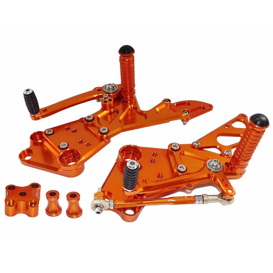 【並行輸入品】 Ktm オートバイ リアフットレストセット リアフットレスト rc TAORIDER-MOTO 125 200 250 rc125 rc200 rc390 390-2014 調整可能 2021の画像