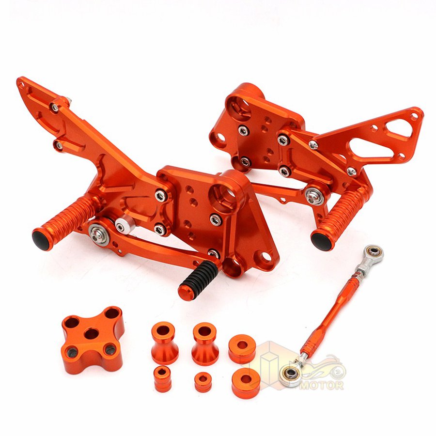 【並行輸入品】 Ktm リアフットレストセット ペダル duke 125 200 390-2011 duke125 duke200 duke390 ktm duke 2017 リアアクセサリーの画像