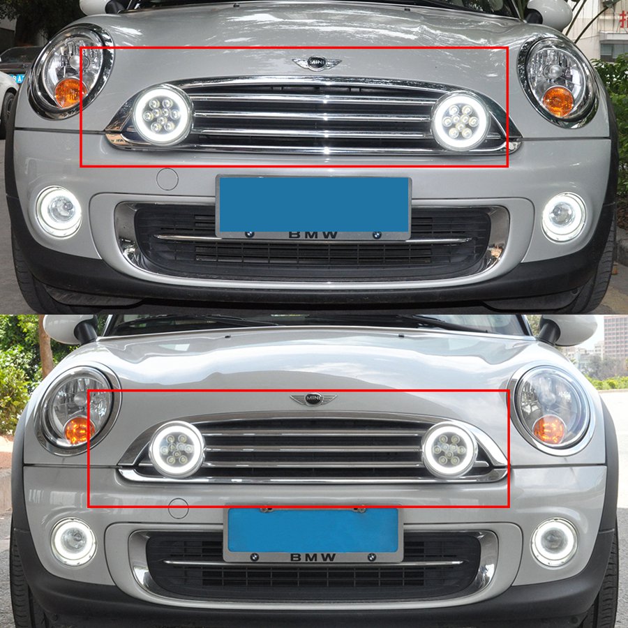 ミニ R56 R55 HID ヘッドライト 点灯OK カムデン  MINI 並行輸入品】 ミニクーパー ヘッドライト ハローリング R55 r56 r57