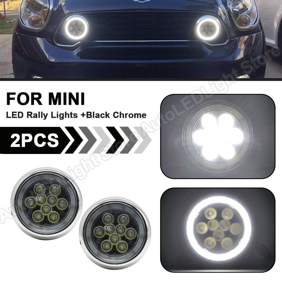 並行輸入品】 ミニクーパー ヘッドライト ハローリング R55 r56 r57