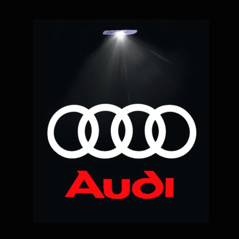 並行輸入品】 アウディ 車 Led ドア ロゴ歓迎光 A4 B5 B6 B7 B8 B9
