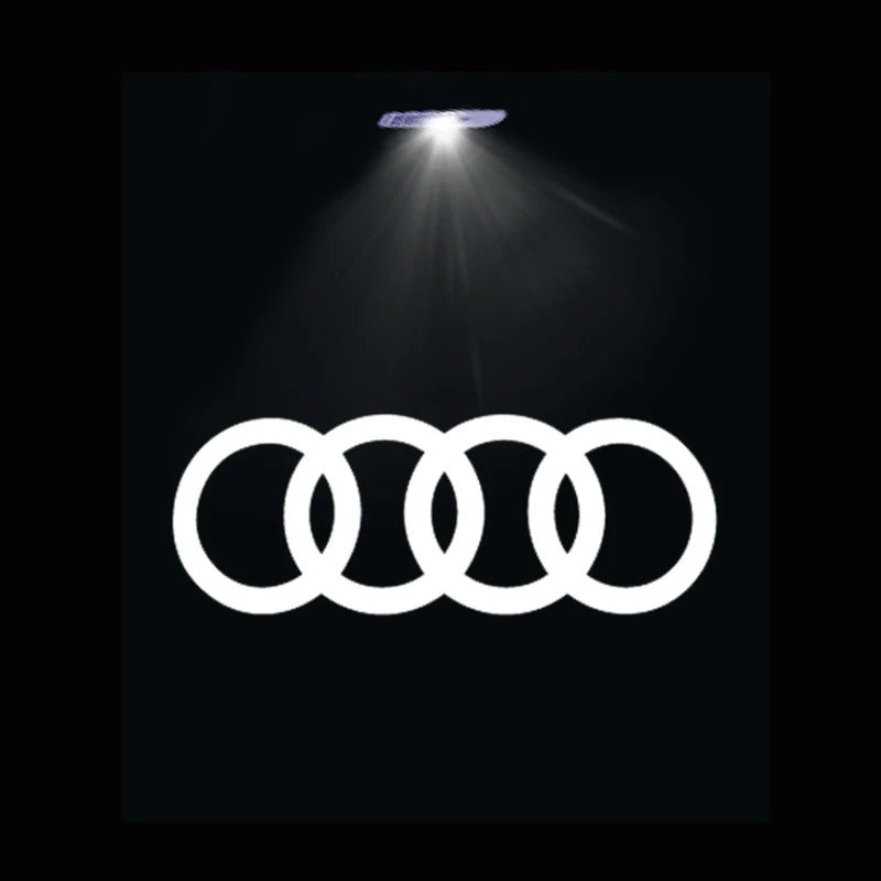 並行輸入品】 アウディ 車 Led ドア ロゴ歓迎光 A4 B5 B6 B7 B8 B9