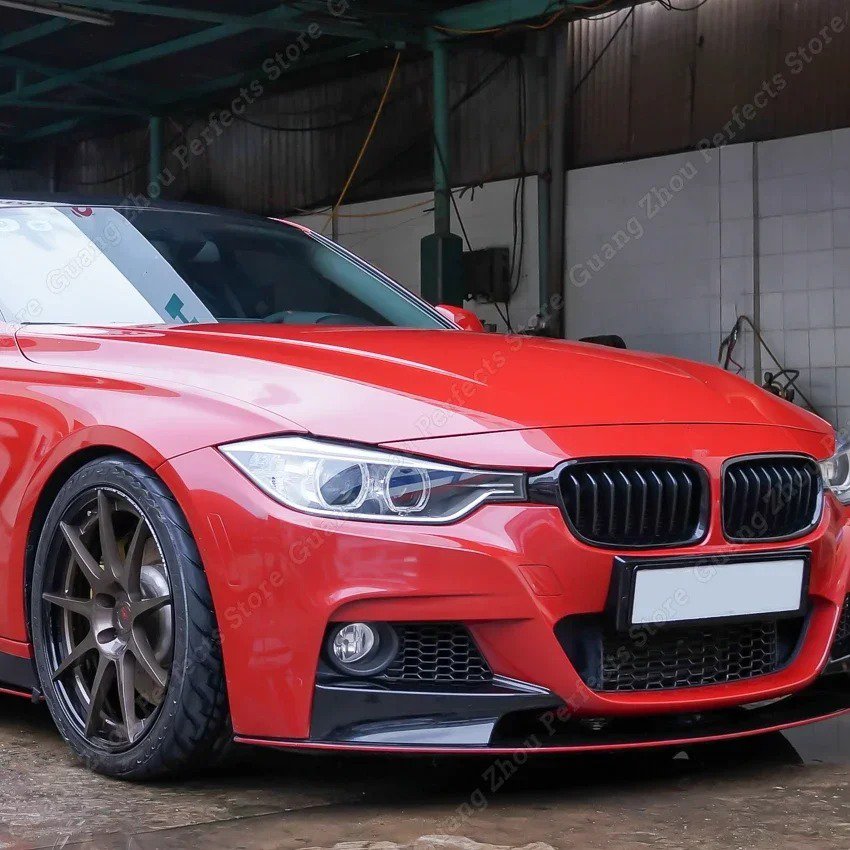 Noir Brillant Pour F30 F31 2012-2018 Série 3 318d 320d 330d 320i 328i 335i 335i Xdrive Twin Fins Avant Kindey Paire De Grilles De Calandre Pare Chocs Avant Noir Brillant 91519981