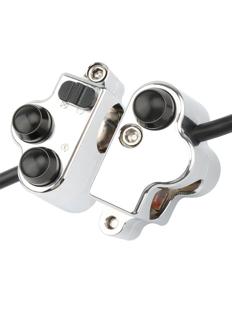 並行輸入品】 オートバイ ハンドルバー制御スイッチ 1インチ 25mm