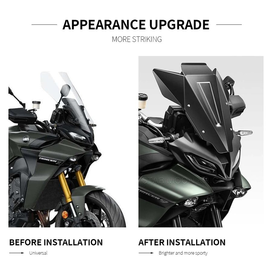【並行輸入品】 ヤマハ 風車シールド フロントガラス アルミ 9 gtトレーサー9 2021_5