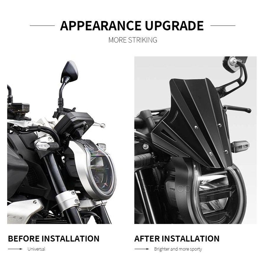 【並行輸入品】 ホンダ オートバイ 風防 ウインドスクリーン 風シールド CB1000R cb 1000 r 2021 2022- アクセサリー アルミ deflectore_1