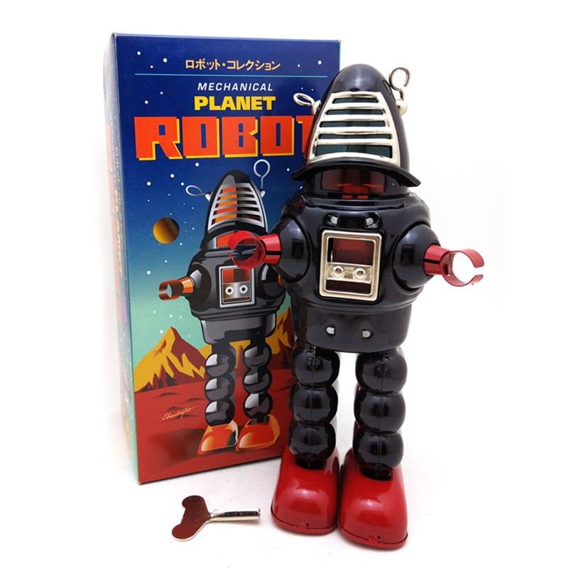 コレクションに◎ロボット ブリキ 惑星人 レッド ヴィンテージ クラシック レトロ 憧れ 大人の趣味 おもちゃ プレゼント 古典的｜yko-storeyk｜03