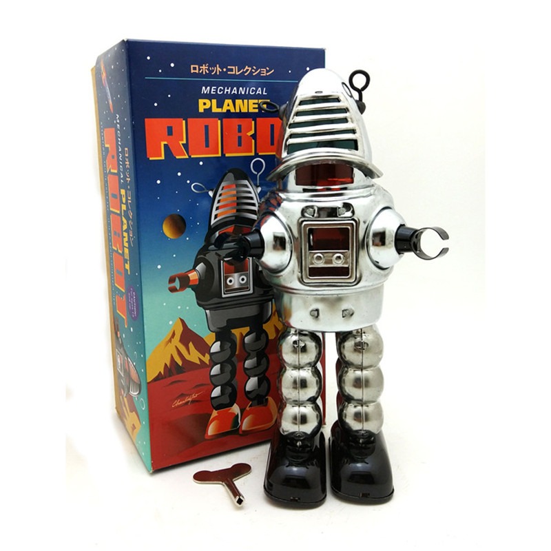 コレクションに◎ロボット ブリキ 惑星人 レッド ヴィンテージ クラシック レトロ 憧れ 大人の趣味 おもちゃ プレゼント 古典的｜yko-storeyk｜02