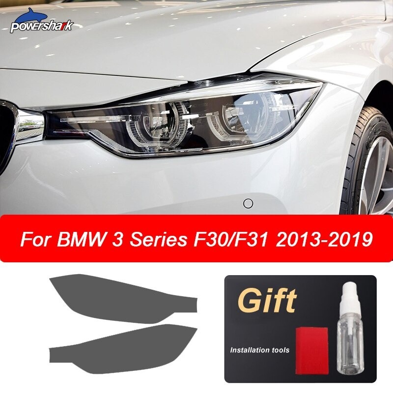 BMW F30 F31 G20 F10 F11 G30 F40 F32 F22 F36 F07 F34 G32 G11 G15 ヘッドライト スモークブラック 保護フィルム 外装 カスタム おしゃれ｜yko-storeyk｜07