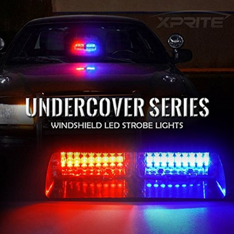 LED ライト 車 ストロボ 赤 青 黄色 白 信号 ポリス 警察パトカー ランプ 自動車 緊急 フロントガラス 赤色灯 警告灯 12V
