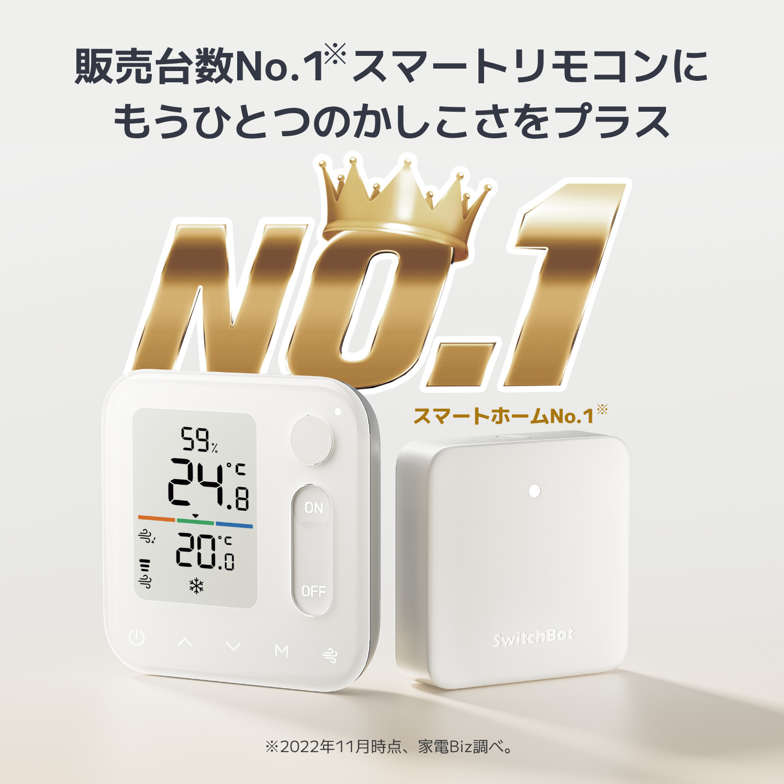SwitchBot 温湿度管理パネル 配線不要...の詳細画像1
