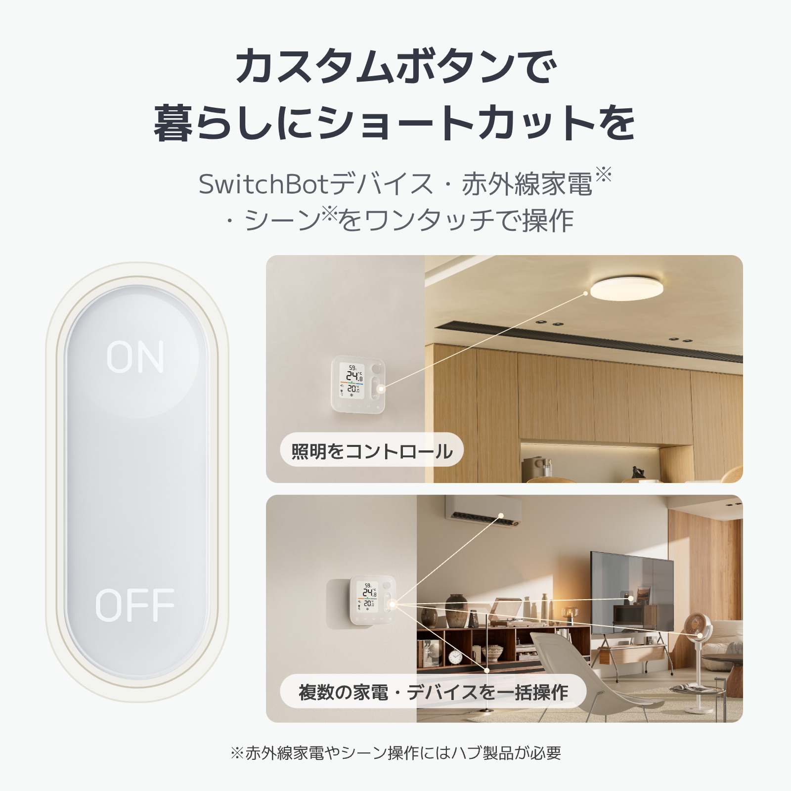 SwitchBot 温湿度管理パネル 配線不要...の詳細画像4