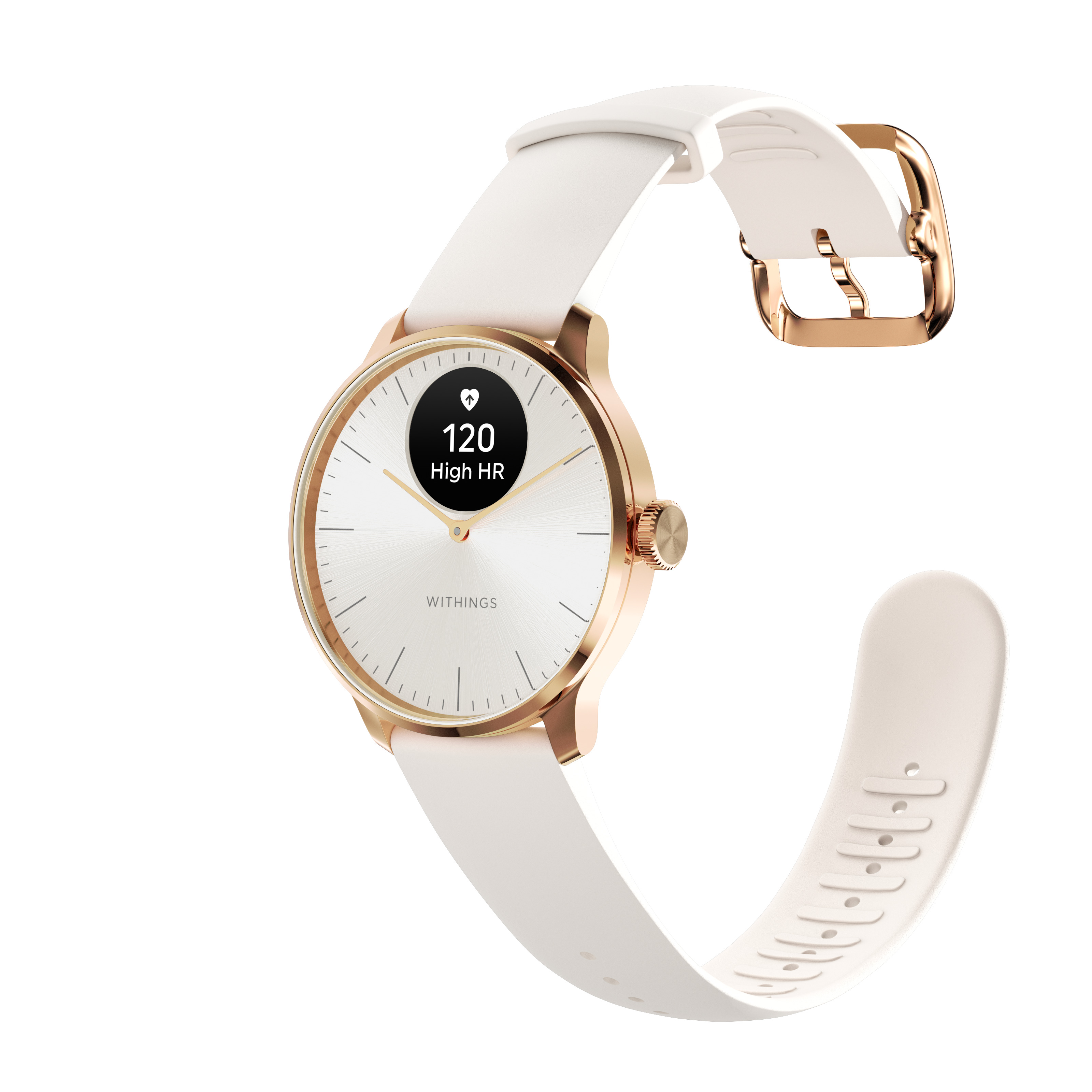 Withings スマートウォッチ Withings ScanWatch Light 1回の充電で最大