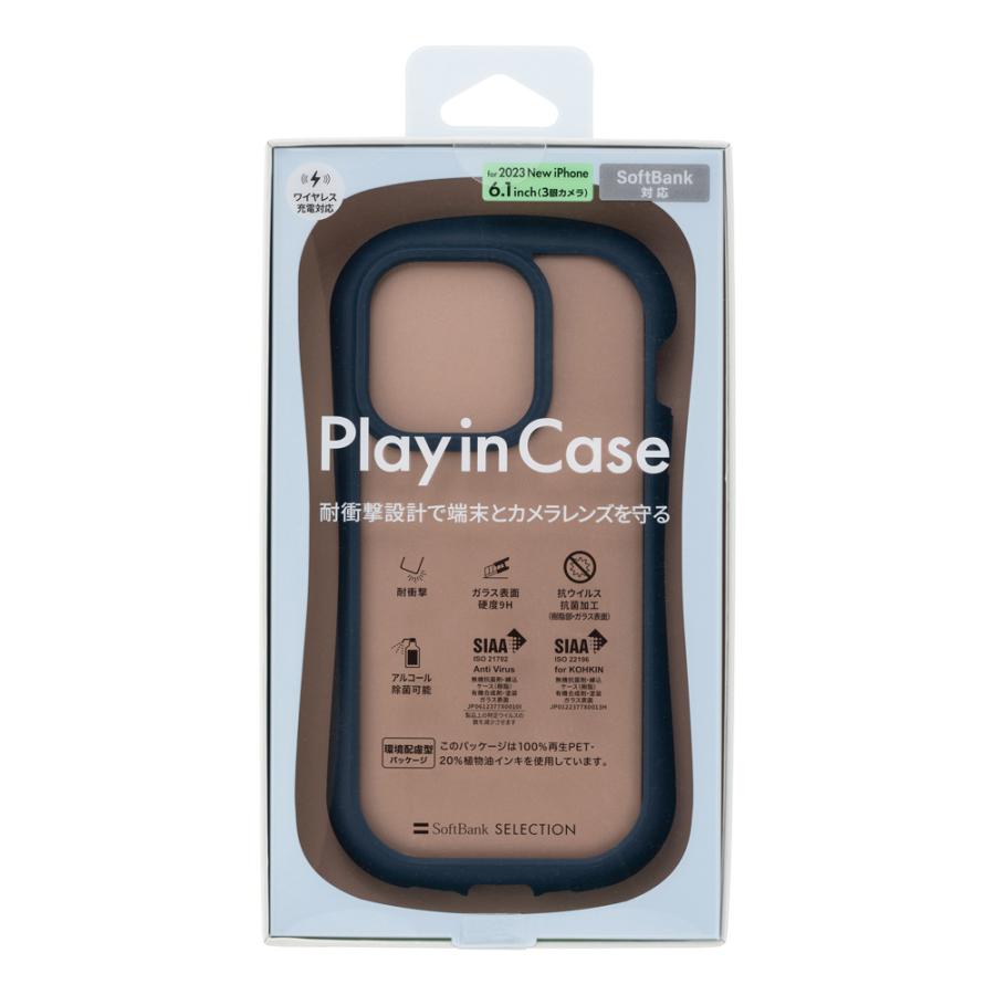 SoftBank SELECTION Play in Case for iPhone 15 Pro 耐衝撃 iPhoneケースSB-I016-HYAH/CL｜ymobileselection｜11