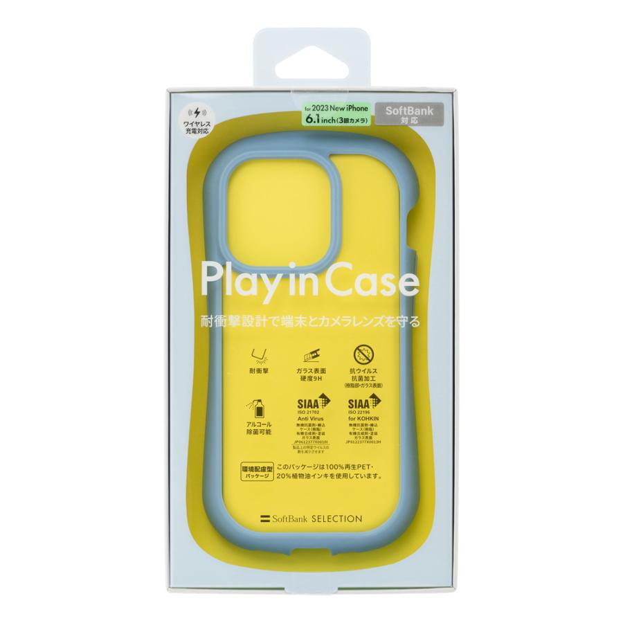 SoftBank SELECTION Play in Case for iPhone 15 Pro 耐衝撃 iPhoneケースSB-I016-HYAH/CL｜ymobileselection｜12