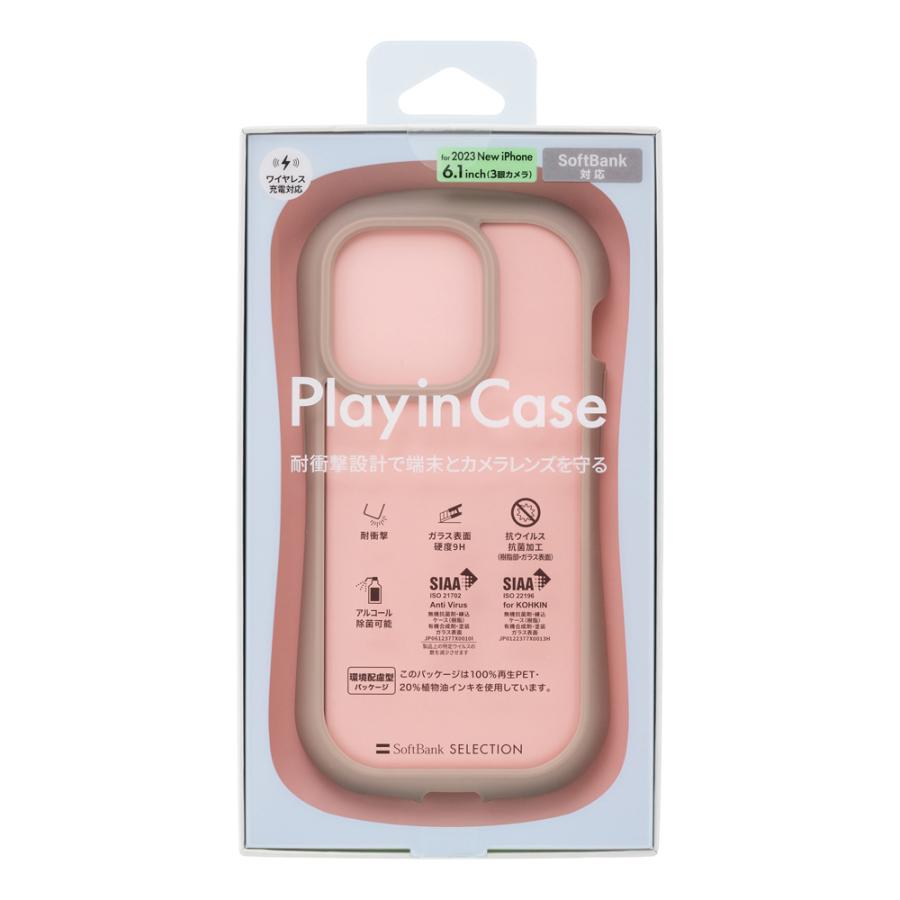 SoftBank SELECTION Play in Case for iPhone 15 Pro 耐衝撃 iPhoneケースSB-I016-HYAH/CL｜ymobileselection｜10