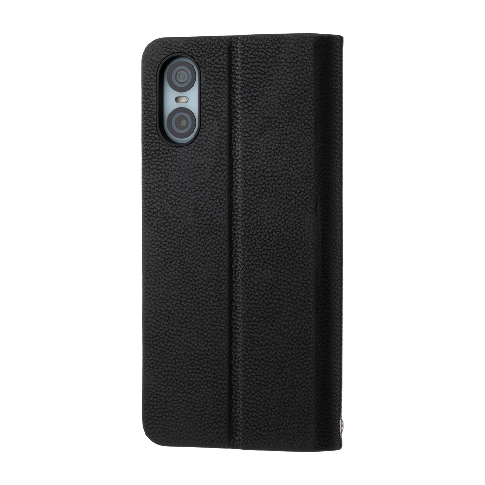 SoftBank SELECTION 耐衝撃 抗ウイルス 抗菌 Stand Flip for Xperia 10 VI / ブラック SB-A074-SDFB/BK カードポケット スタンド機能 ストラップホール付き | SoftBank SELECTION | 03