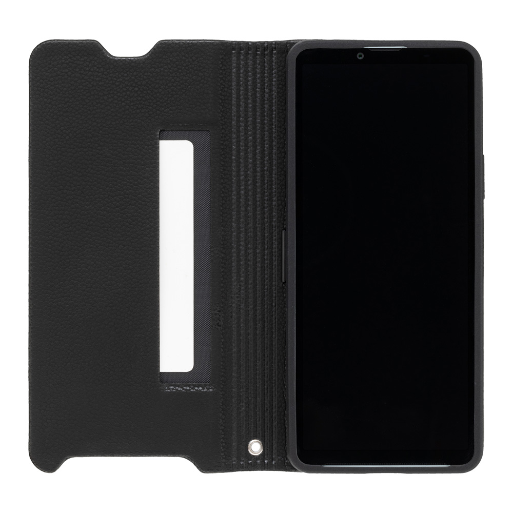 SoftBank SELECTION 耐衝撃 抗ウイルス 抗菌 Stand Flip for Xperia 10 VI / ブラック SB-A074-SDFB/BK カードポケット スタンド機能 ストラップホール付き | SoftBank SELECTION | 07