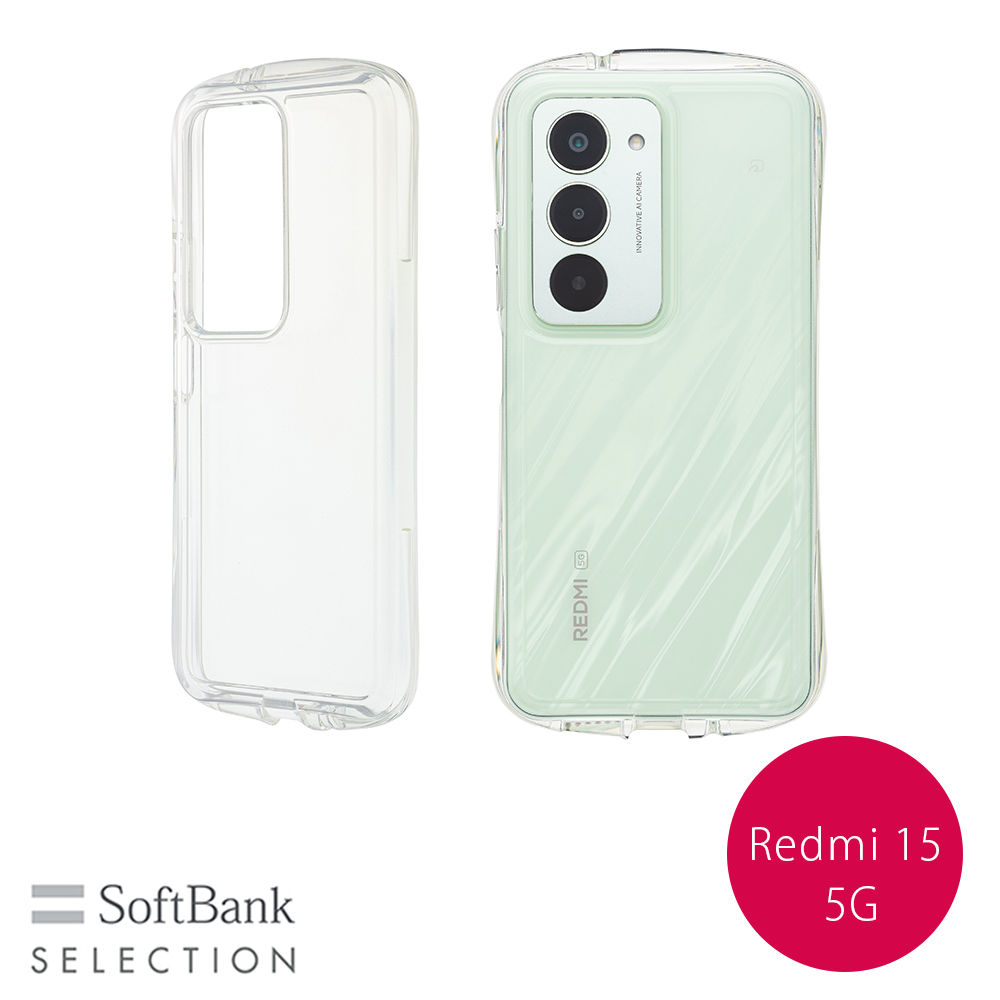 SoftBank SELECTION Play in Case Light for Redmi 15 5G �N���A�P�[�X �w��F�ؑΉ� SB-A109-SCAH/CL
