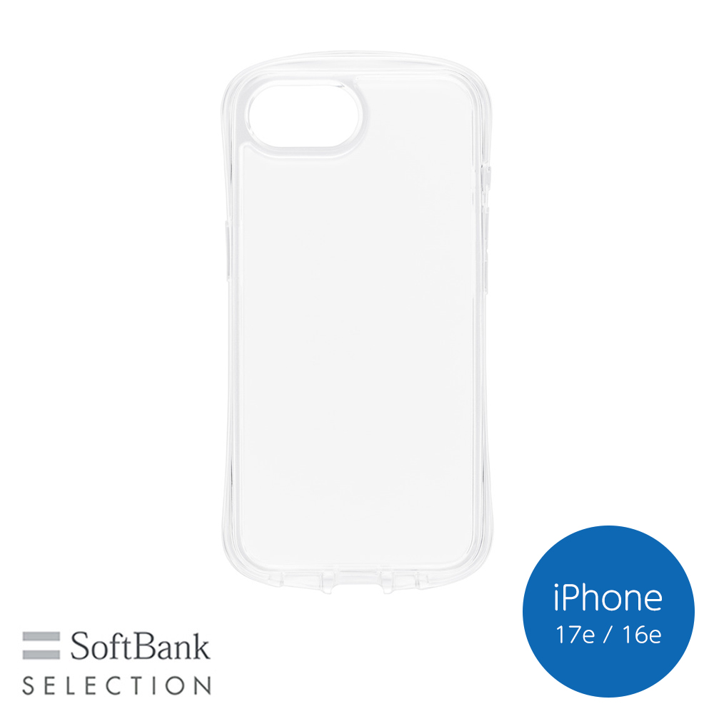 SoftBank SELECTION Play in Case Light iPhone 17e 16e TPU �N���A�P�[�X �Ռ��z�� �J�X�^�}�C�Y�Ή� SB-I022-SCAH/CL/2