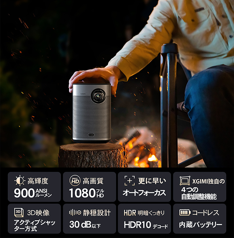 XGIMI（ジミー） XGIMI Halo+ （エクス ジミー ハロプラス） WM03A