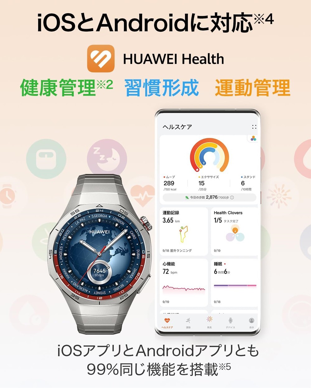 新品未開封 Watch GT5 Pro 46mmのチタニウム HUAWEI WATCH GT5 PRO 46mm/Titanium WATCHGT5PRO46MMTITAN の通販
