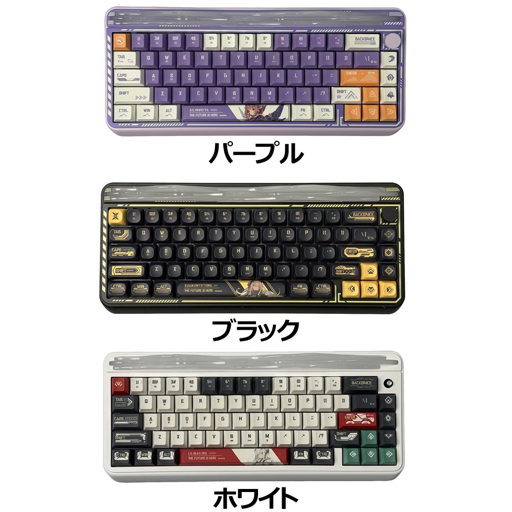AULA Hi65JP ���J�j�J���L�[�{�[�h �L��/�����Ή� RGB�o�b�N���C�g �R���p�N�g65%