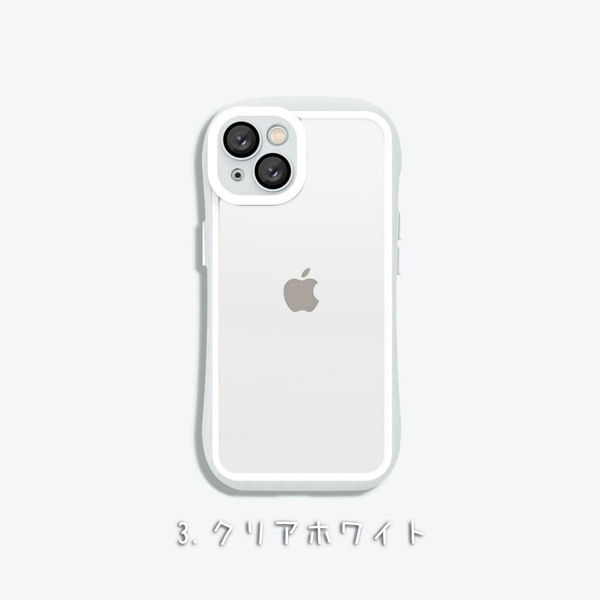 iPhone15 ケース カメラ保護 クリア 15Pro iPhone14 14Pro iPhone13 iPhone12 11 カメラレンズ 一体型 くびれ 透明  耐衝撃 韓国 おしゃれ かわいい｜yms-shop｜04