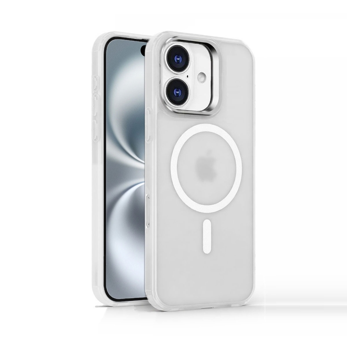 iPhone18Pro ケース スタンド iPhone17 MagSafe対応 マット クリア 半