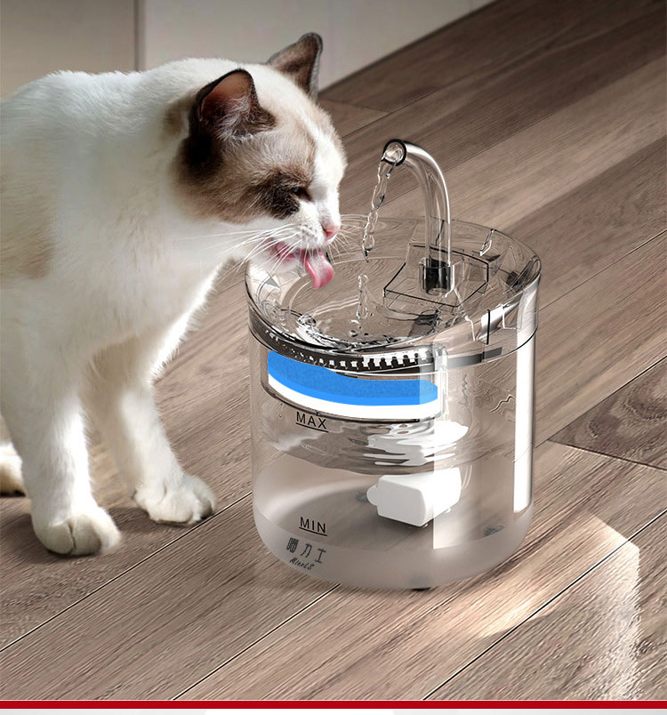 ペット給水器 猫用給水器 猫 給水器 超静音 透明 猫ちゃん 自動給水器 循環式給水器 大容量 活性炭フィルター 水洗い可能 組立簡単  NLkPZ2jxif, 猫用品